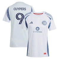 Women's adidas Hugo Cuypers Light Blue Chicago Fire 2025 The Municipal Kit Replica Player Jersey