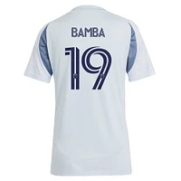 Women's adidas Jonathan Bamba Light Blue Chicago Fire 2025 The Municipal Kit Replica Player Jersey