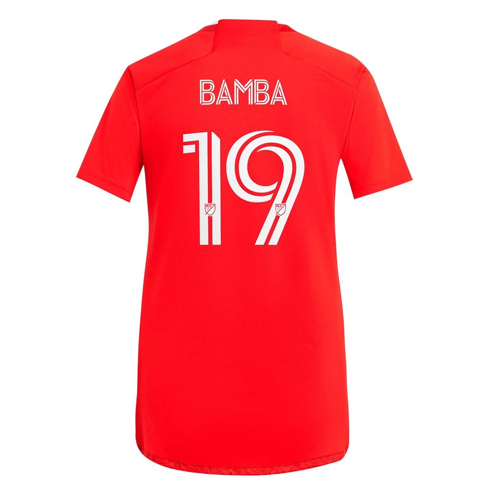 Women's adidas Jonathan Bamba Red Chicago Fire 2024 Return To Replica Player Jersey