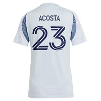 Women's adidas Kellyn Acosta Light Blue Chicago Fire 2025 The Municipal Kit Replica Player Jersey
