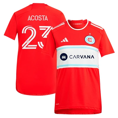 Maillot réplique de joueur adidas Kellyn Acosta Red Chicago Fire 2024 Return To pour femme