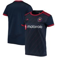 Women's adidas Navy Chicago Fire 2020 Replica Primary Jersey