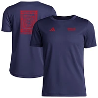 Youth adidas  Navy Chicago Fire AEROREADY Local Wrap T-Shirt