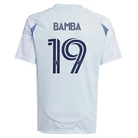 Youth adidas Jonathan Bamba Light Blue Chicago Fire 2025 The Municipal Kit Replica Player Jersey