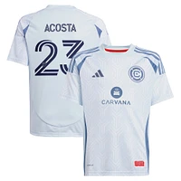 Youth adidas Kellyn Acosta Light Blue Chicago Fire 2025 The Municipal Kit Replica Player Jersey