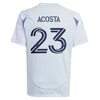 Youth adidas Kellyn Acosta Light Blue Chicago Fire 2025 The Municipal Kit Replica Player Jersey