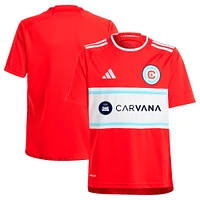 Maillot adidas Chicago Fire 2024 Return To Red Replica pour enfant, rouge