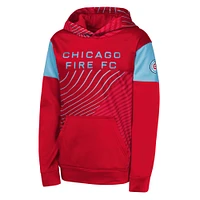 Youth Red Chicago Fire Unbeatable Pullover Hoodie