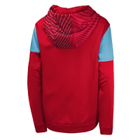 Youth Red Chicago Fire Unbeatable Pullover Hoodie