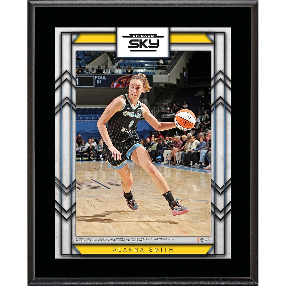 Plaque de joueur sublimée Alanna Smith Chicago Sky 10,5" x 13"