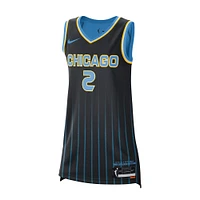 Hailey Van Lith Chicago Sky Autographed Black Nike Explorer Swingman Jersey with "Go Sky!" Inscription