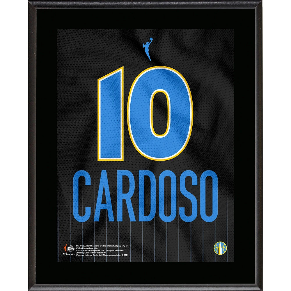 Kamilla Cardoso Chicago Sky 10.5" x 13" Jersey Number Sublimated Player Plaque