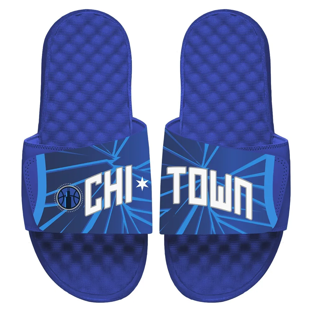 Chicago Cubs ISlide 2021 City Connect Logo Slide Sandals - Navy