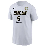 Men's Nike Angel Reese White Chicago Sky Heroine Edition Name & Number T-Shirt