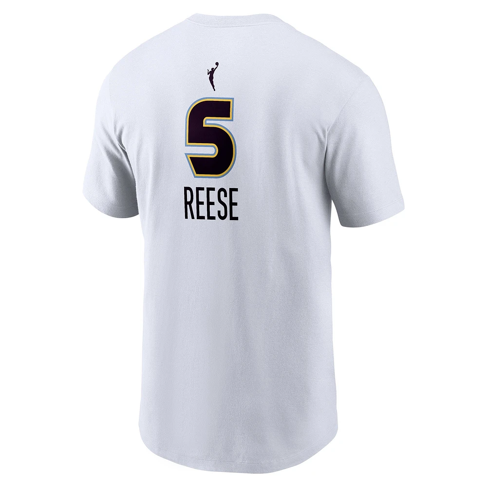 Men's Nike Angel Reese White Chicago Sky Heroine Edition Name & Number T-Shirt