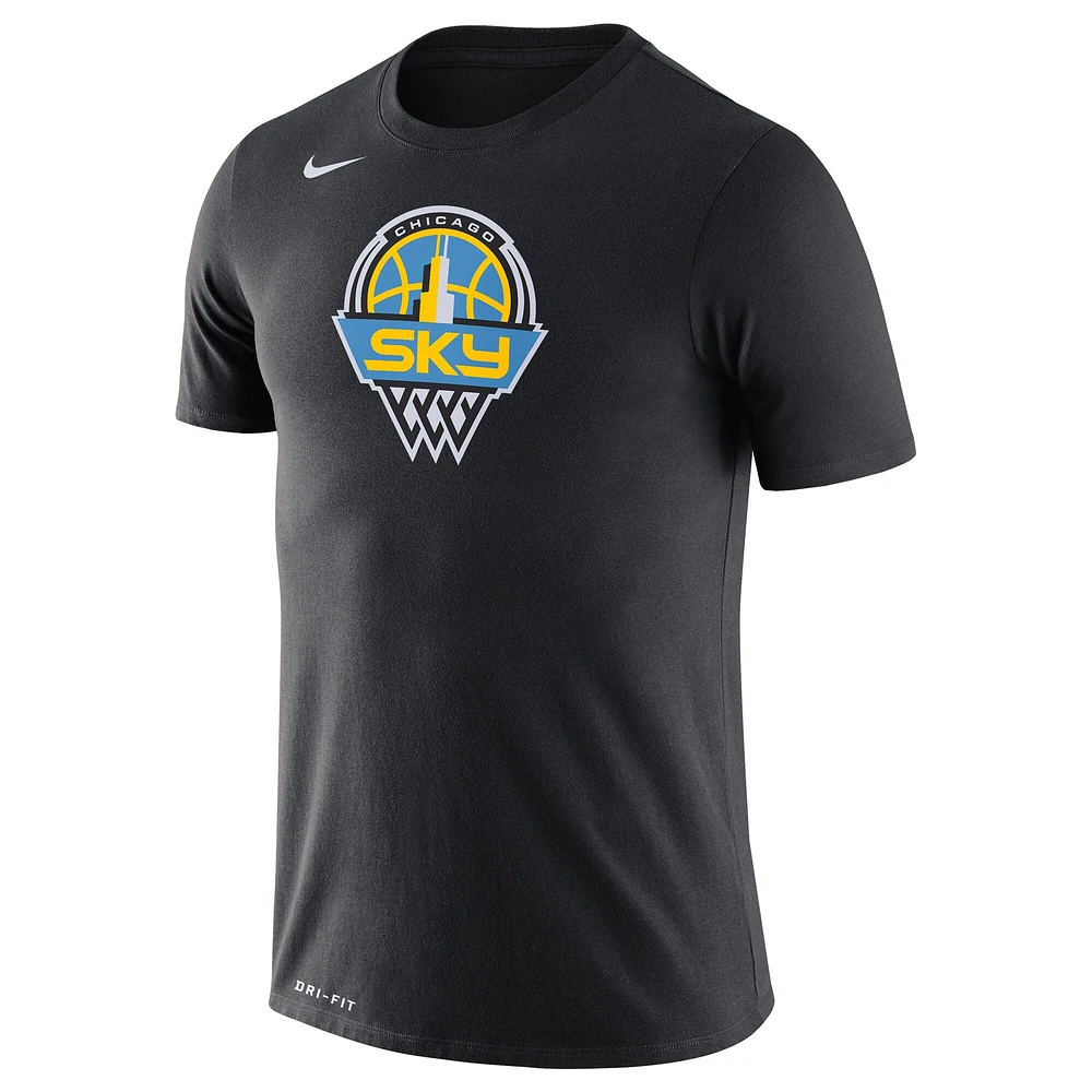 T-shirt Nike Chicago Sky Logo Performance pour homme noir