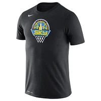 T-shirt Nike Chicago Sky Logo Performance pour homme noir