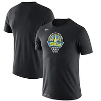 T-shirt Nike Chicago Sky Logo Performance pour homme noir