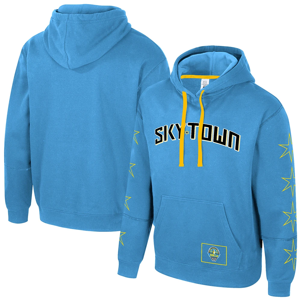 Unisex Stadium Essentials  Light Blue Chicago Sky City Star Rebel Edition Pullover Hoodie
