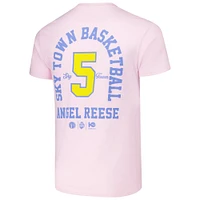 T-shirt unisexe Angel Reese Pink Chicago Sky Player ID Arch