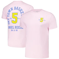 T-shirt unisexe Angel Reese Pink Chicago Sky Player ID Arch