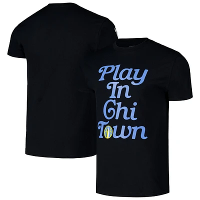 Unisex Black Chicago Sky Play T-Shirt