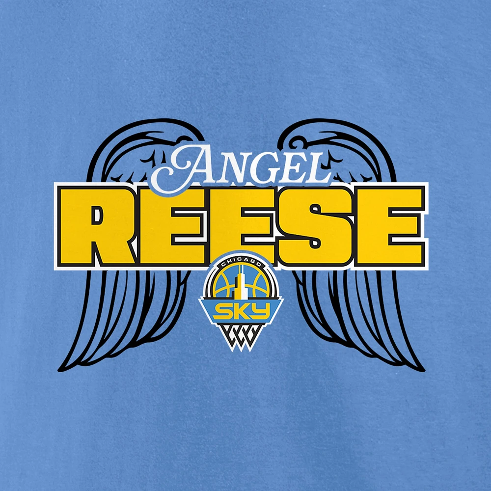 Unisex Fanatics Angel Reese Sky Blue Chicago Draft T-Shirt