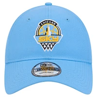 Casquette réglable unisexe New Era bleu ciel Chicago Sky Core Logo 9TWENTY