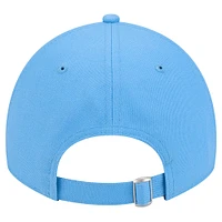 Casquette réglable unisexe New Era bleu ciel Chicago Sky Core Logo 9TWENTY