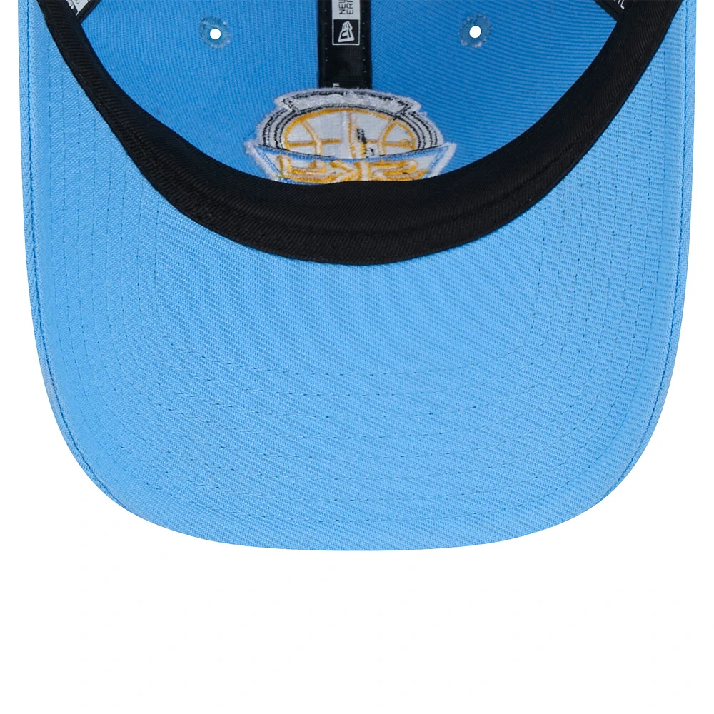 Casquette réglable unisexe New Era bleu ciel Chicago Sky Core Logo 9TWENTY