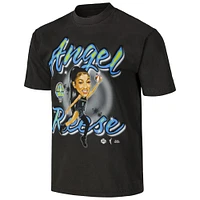 T-shirt unisexe Playa Society Angel Reese noir Chicago Sky Draft