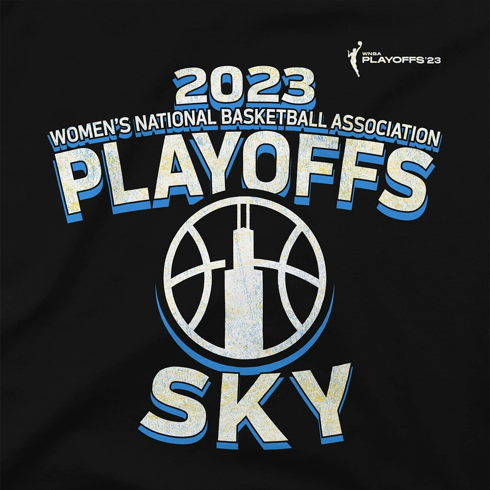 T-shirt anti-poussière unisexe Stadium Essentials Chicago Sky 2023 WNBA Playoffs