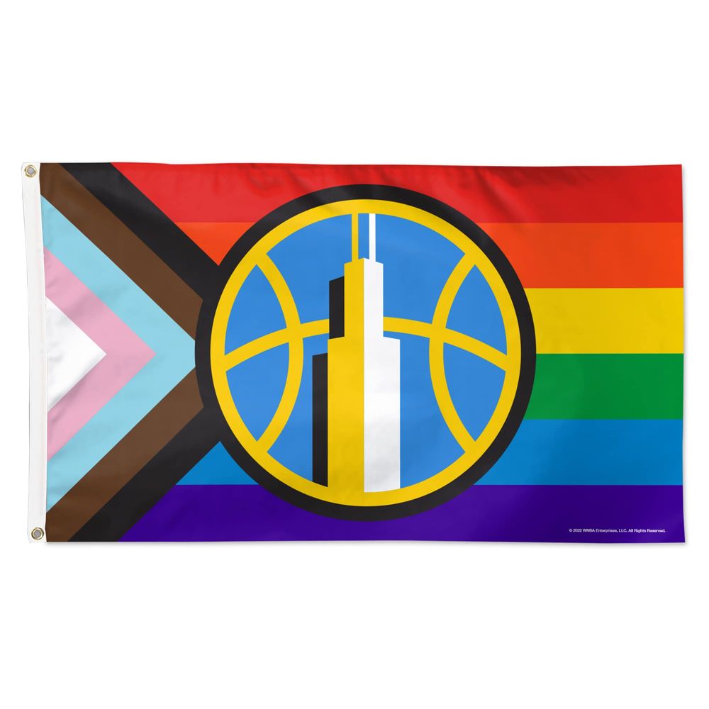 WinCraft Chicago Sky 3' x 5' Pride Single-Sided Flag