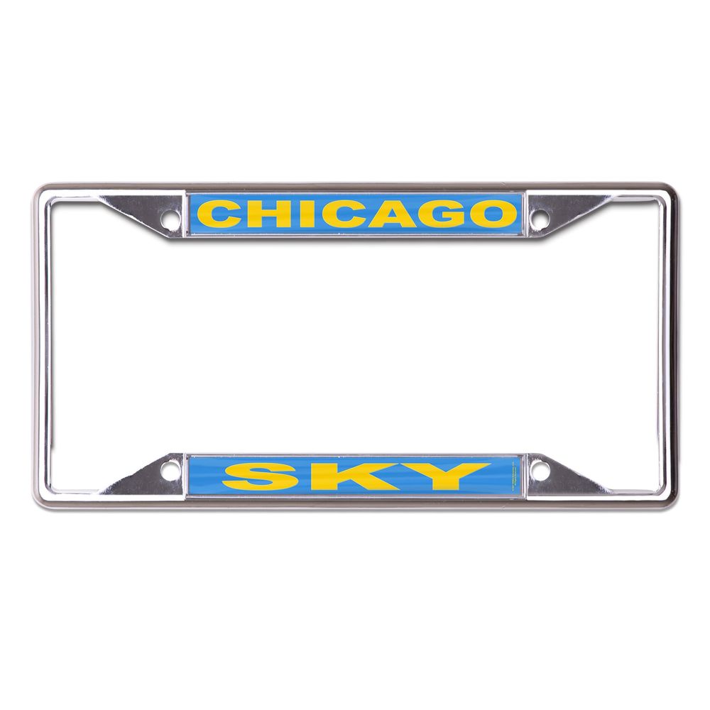 WinCraft Chicago Sky Metal Laser Cut License Plate Frame