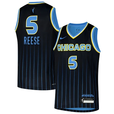 Maillot de joueur Nike Angel Reese Black Chicago Sky 2024 WNBA Draft Explorer Edition Victory pour jeune