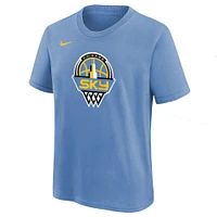 Youth Nike Sky Blue Chicago Essential Logo T-Shirt