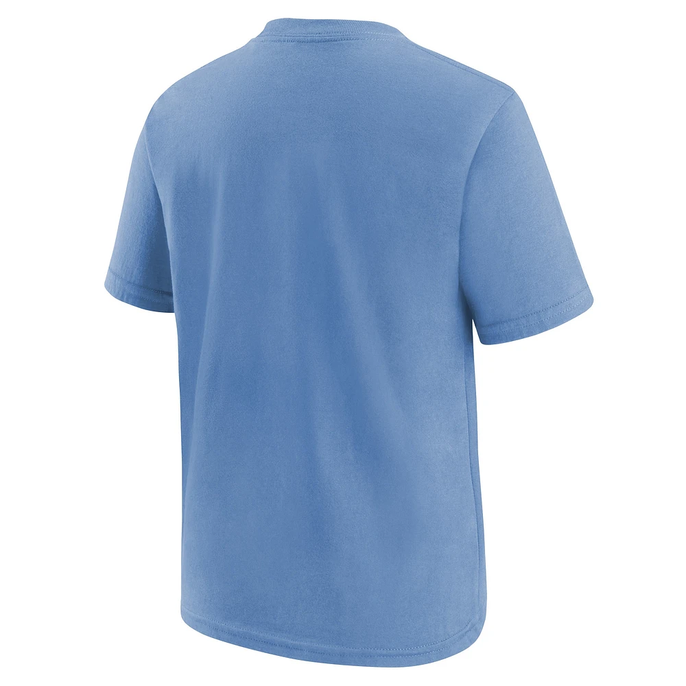 Youth Nike Sky Blue Chicago Essential Logo T-Shirt