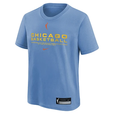 T-shirt d'entraînement Nike Sky Legend Chicago bleu ciel pour jeune