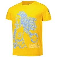 Youth round21 Kamilla Cardoso Yellow Chicago Sky Player T-Shirt