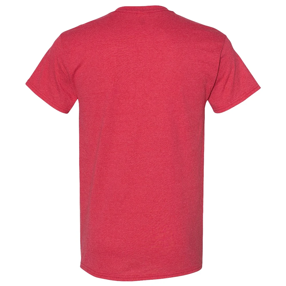 Men's NASCAR Heather Red 2025 Chicago Street Race Retro Event Logo T-Shirt