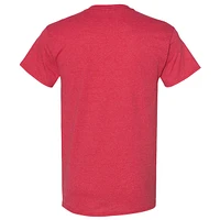 Men's NASCAR Heather Red 2025 Chicago Street Race Retro Event Logo T-Shirt