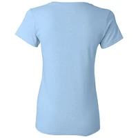 Women's NASCAR Light Blue Chicago Street Race  Retro Event Logo T-Shirt