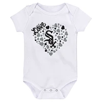 Fanatics Chicago White Sox Ensemble de 3 bodys Home Run