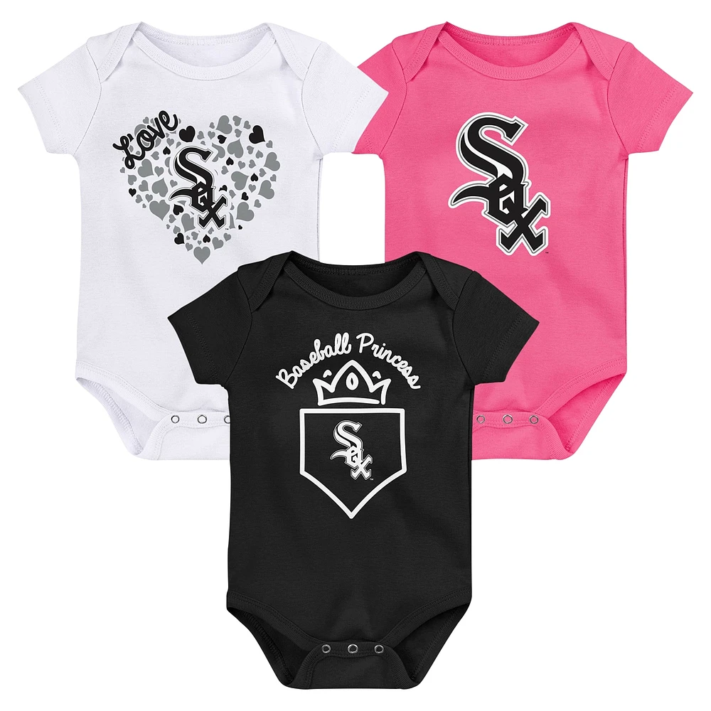 Fanatics Chicago White Sox Ensemble de 3 bodys Home Run