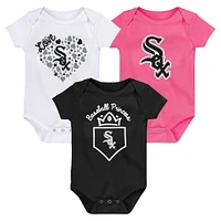 Fanatics Chicago White Sox 3-Pack Home Run Bodysuit Set