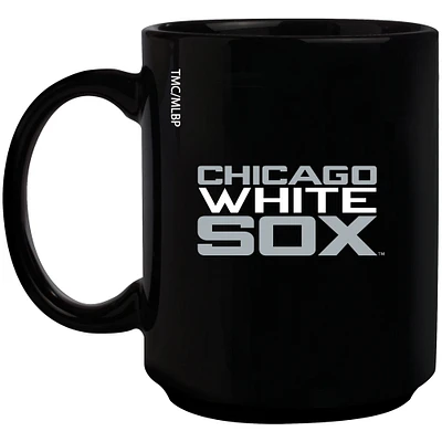 Black Chicago White Sox 15 oz. Tasse à logo primaire