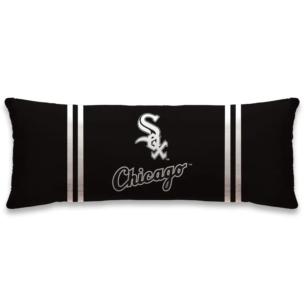 Lids Chicago White Sox Stitches Stripe Pullover Hoodie - Black/White