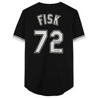 Carlton Fisk Black Chicago White Sox Autographed Mitchell & Ness Authentic Jersey with "HOF 2000" Inscription