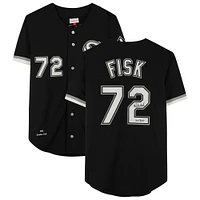 Carlton Fisk Black Chicago White Sox Autographed Mitchell & Ness Authentic Jersey with "HOF 2000" Inscription