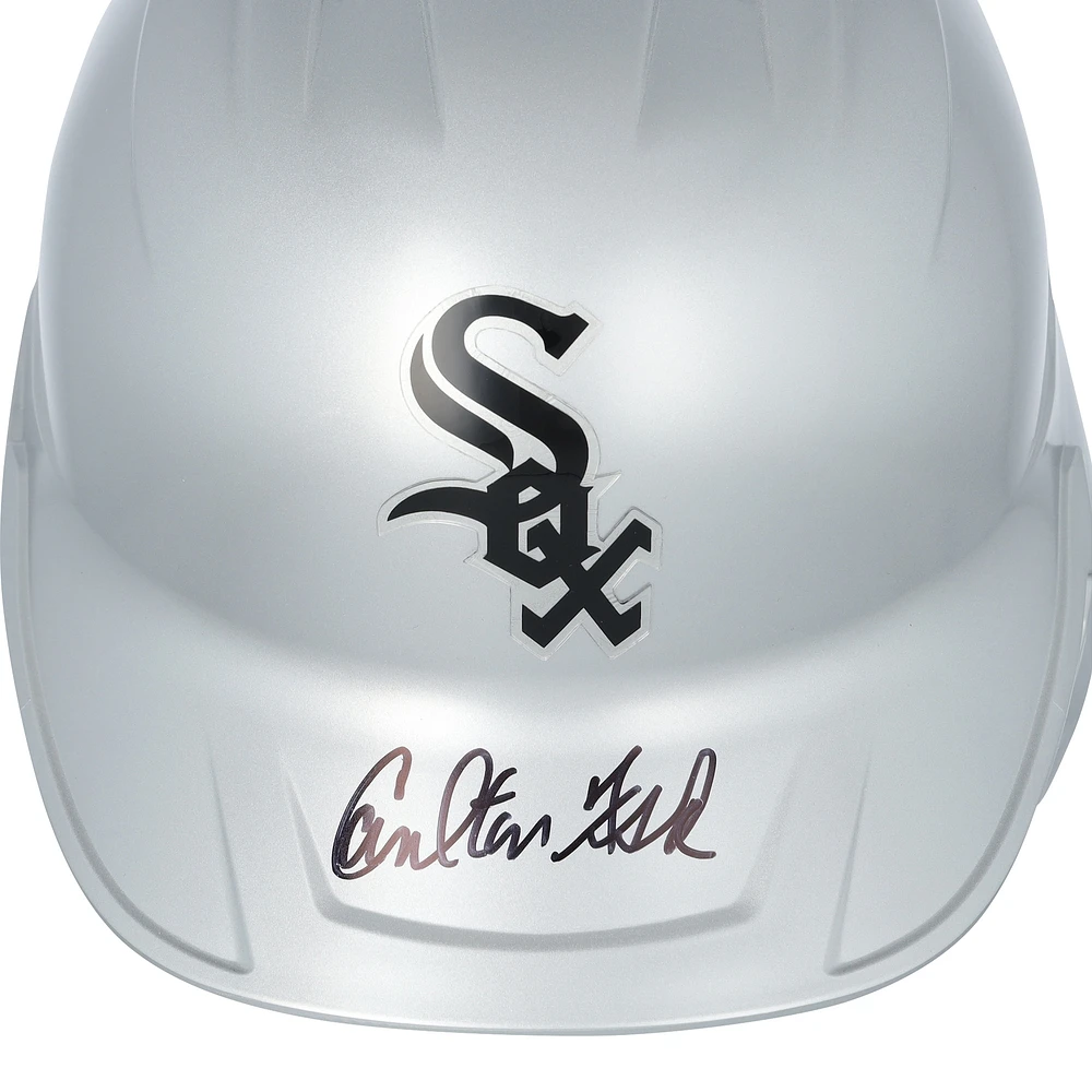 Carlton Fisk Chicago White Sox Autographed Alternate Chrome Replica Batting Helmet